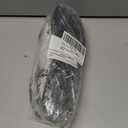 Rihero Rope Thong Sandals for Women Ankle Strap Slip On Comfortable Beach Flat Sandals (Black)