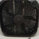 Amazon Basics 3 Speed Box Fan, Indoor Electric Fan for Home Cooling, 5 Blades, Lightweight Design, 67 Watts, 20-Inch, Black, 6.8"D x 20.86"W x 21.33"H