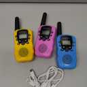 Rechargeable Walkie Talkies for Kids, Walkie Talkie Toys for Girls Boys, Outdoor Toys/Outside Games for Kids, Gifts for 3 4 5 6 7 8 9 10 Year Old Kids Girls Boys