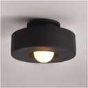 Nordic Simple Ceiling Lamp, Modern Embedded Ceiling Lamp, Porch, Corridor, Study, Round, Indoor Ceiling Light, G80 Resin Ceiling Light