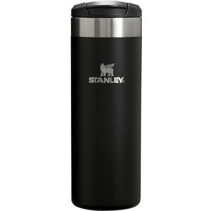 Stanley AeroLight Transit Bottle 16 oz | Locking Drink Through Lid | Leak Resistant Water Bottle or Coffee Travel Mug | Lightweight Insulated Stainless Steel | BPA-Free | Black