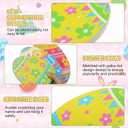 Threan 3 Pcs Easter Table Decoration Easter Egg Table Wooden Signs Spring Egg Wood Tabletop Centerpiece Decorations for Home Dining Room Party Office Decor