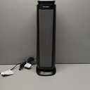 PELONIS PTH15A4BGB Ceramic Tower 1500W Indoor Space Heater with Oscillation, Remote Control, Programmable Thermostat & 8H Timer, ECO Mode, Tip-Over Switch & Overheating Protection, Gray (Grey)