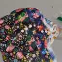 6pcs/Set Resuable Washable Incontinence Pads, Waterproof Organic Bamboo Resuable Menstrual Pads Sets, Including 5pcs Heavy Flow Cloth Mama Sanitary Napkins + 1pc Mini Wet Bag