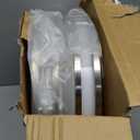 16Inch LED Ceiling Light Fixtures, Flush Mount Light Fixtures 50W, 5CCT Adjustable 2700K 3000K 4000K 5000K 6500K, Close to Ceiling Light for Kitchen Bathroom Kitchen Bedroom Brushed Nickel 2 Packs