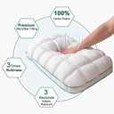 YOUR MOON Fluffy Support Bed Pillow Queen Size, Super Soft Premium Down-Alternative Filling for Sleeping, Luxury Hotel Quality Bed Pillows for Side Sleeper (White)
