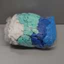 Cuffbow 90 Pcs 45 Pairs Exfoliating Double Sided Bath Gloves with Hanging Loop Colorful Body Shower Gloves for Men Women Beauty Spa Massage Shower Clean Skin Bathing Scrubber Accessories(Blue)