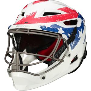 Easton | Hellcat Slowpitch Softball Helmet | Pitchers/Fielders Mask | NOCSAE Certified | Multiple Styles (S/M | 6 7/8" - 7 1/2", Stars & Stripes)