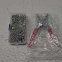 K Kwokker Pearl Snaps for Fabric w/Snap Pliers, Metal Snap Button Kit for Clothing, Shirts, Onesie, Romper, Denim Shirt, Bag DIY, Sewing Supplies, Snap Fastener Tool Snap Buttons for Clothes, 120 Set