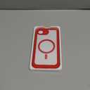 Miracase for iPhone 17e Case & iPhone 16e Case, Full-Body Phone with Built-in Glass Screen Protector, [Magnetic with MagSafe] Military Drop Proof 17 E/ 16 E Cover Bumper 6.1 inch, Red