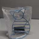 Urban Deco Jewelry Organizer Stand Cat Shaped Earring Holder Organizer Metal 48 Stud Earring Holes Jewelry Holder, Metal Jewelry Display Vanity Organizer For Girls - Blue