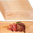 XL Cedar Grilling Planks for Salmon Fish Meat & Vegetables - 15"x 6" Thicker Reusable Wood Planks with Fast-Soaking Technology, Enhanced Smoky Flavor - Large BBQ Cooking Boards (12 Pcs)
