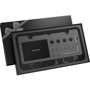 Black License Plate Frame