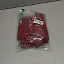 Ginasy Faux Leather Leggings for Women Tummy Control Stretch High Waist Pleather Pants with Thin Fleece Lined (Red)