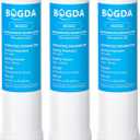 Water Filter Fit for EPTWFU01 Frigi-daire Replacement 3 count, Compatible with Pure-Source Ultra 2, EWF-02, 012505454226, 4562222, Multiple Filtration and Drink Clear, white,By BOGDA