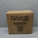 Dake X Model Single Leverage Arbor Press with Solid Plate, 1 Ton Capacity, 4.5" Maximum Working Height, 4.25" Length x 9.5" Width x 9" Height