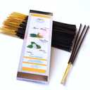 Incense Sticks - Ylang Ylang, Jasmine and Amber Artisan Blend - Hand-Dipped Premium Quality Natural Incense Sticks - 75 Grams - 50+ Sticks - Uplifting, Stress-Relief, Relaxation
