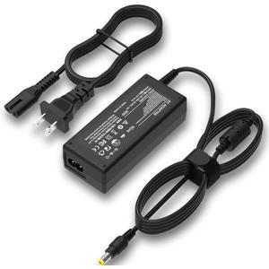 12v Monitor Power Cable AC Adapter for Sceptre LG Monitor Power Cord,Compatible Sceptre Series 32" 30" 27" 24" 22" 20" 19" E248W E225W E205W E275W Monitor LED Strip Light CCTV Cameras (Black)