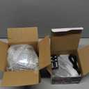 Disco Ball Light Decorations, 6" Hanging Mirror Ball with 23 LED and 4 Light Colors Rotating Motor for Home Studio Indoor Party