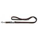 HUNTER Nickel-Plated Split-Leather Basic Training Lead Rope, 18 x 200 cm, Large, Brown/Nappa Black