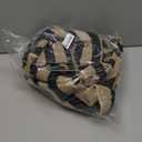 LEEVAN Outdoor Patio Rug 3x5, Washable Black and White Outdoor Rug, Outside Welcome Mat Striped Porch Door Mat Outside Entrance Layered Indoor Doormat