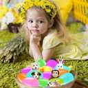 euoloar 12 PCS Prefilled Easter Eggs Filled With Stuffed Plush Animals, Plastic Easter Eggs Fillers,Perfect for Easter Eggs Hunt