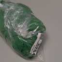 1 Pack Spandex Table Cover Skirt for 8ft Rectangle Tables, Green Stretch Table Cloth with Floor-Length Ruffle, Elastic Fitted Skirted Tablecloth for Elegant Wedding Banquet Party Buffet Decoration