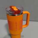STANLEY Quencher ProTour Flip Straw Tumbler with Leakproof Lid 40 oz | Built-In Straw and Handle | Cup Holder Compatible for Travel | Insulated Stainless Steel Cup | BPA-Free | Goldenrod Fade