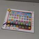 Kids Learning Tablet Toddler Tablet with ABC Word Song Music Number Electronic Interactive Educational Toy ABC Learning for Toddler Ages 3 4 5 6 (Blue)