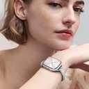 Missair Bands Compatible with Apple Watch Band 38mm/40mm/41mm/42mm(Series 10) Thin Metal Diamond Bracelet Band with Jewelry Crystal for iWatch Series 10 9 8 7 6 5 4 3 SE Ultra for Women