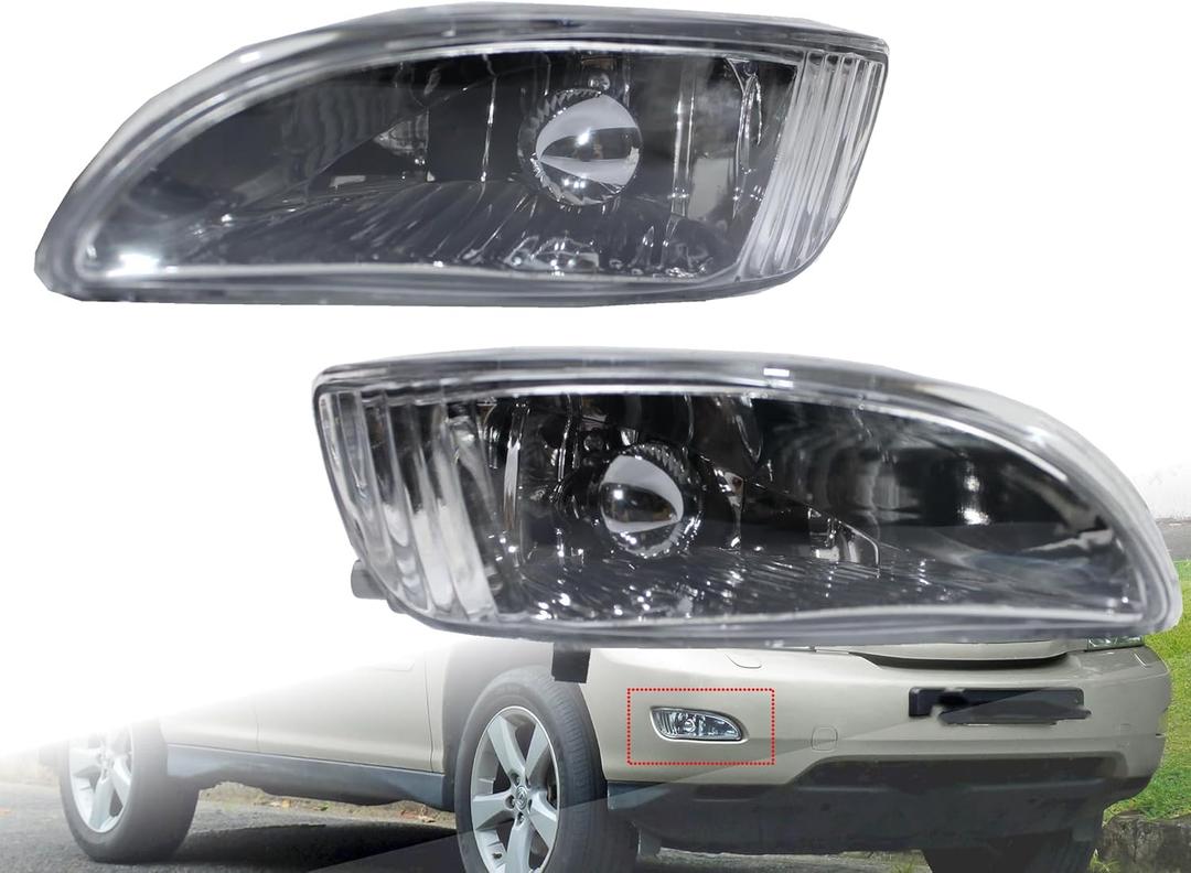 Fog Lights Assembly Compatibe With 2004-2006 Lexus RX330, 2007-2009 Lexus RX350 Repalce# 81220-0E010 81210-0E010