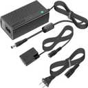 Kimaru ACK-E18 DR-E18 DC Coupler LP-E17 Dummy Battery AC Power Adapter Kit for Canon EOS Rebel SL2 SL3 T6i T7i T8i R8 R10 R50 R100 RP T6S 200D 200D II 250D 750D 760D 800D 77D 8000D Cameras.