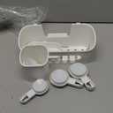 Shower Caddy Suction Cup Set - No-Drill Removable 3-Pack Organizer with Shower Shelf, Soap Dish, and Toothbrush Holder - Strong Suction, Waterproof, Ideal for Bathroom Organization