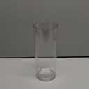 Vase cylinder 4In W 10In L