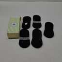 Gonii Womens No Show Socks Athletic Ankle Socks Cushioned Running Low Cut 5-8, 5 Pairs Black