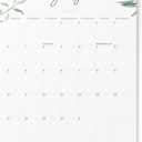 Karto Wall Calendar 2025-2026 - Vertical 11x17 inch July 2025 to December 2026 - Boost Your Productivity and Easy Planning with the Aesthetic Monthly Calendar - Greenery (Large)