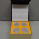 KANARS Old Fashioned Whiskey Glasses with Luxury Box - 10 Oz Rocks Barware For Scotch, Bourbon, Liquor and Cocktail Drinks - Set of 4 - Men Gift