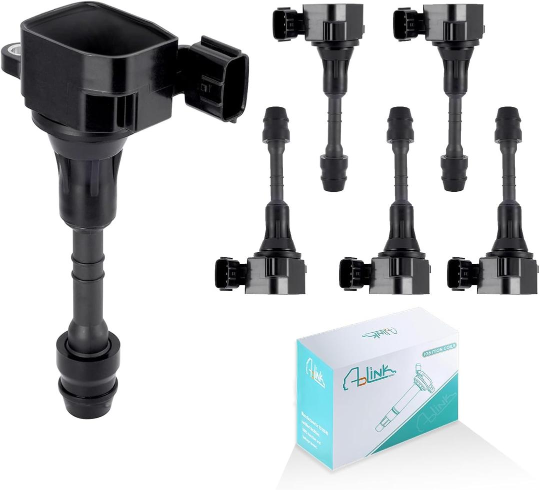 6PCS UF349 Ignition Coil Pack For Infiniti I35 QX4 (3.5L 4.0L) For Nissan NV1500 NV3500 2012-2019,NV2500 2012-2020,Suzuki Equator 2009-2012 3.5L 4.0L V6 C1406 50075 5C1403 CFU349