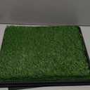 LOOBANI Dog Grass Pad with Tray - Dog Litter Box - Indoor Potty for Apartment and Patio Training - with 2 Packs Grass Pee Pads for Replacement, 1620 Inch