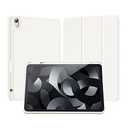 LovRug for iPad Air 11 Inch Case (M2) 2024, iPad Air 5th Generation Case 2022/iPad Air Cases 4th Generation 2020 10.9 Inch with Pencil Holder, Soft TPU Back Smart Protective Cover(White)