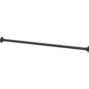 Naiture Aluminum 60" Straight Shower Curtain Rod, Oil Rubbed Bronze
One-Piece Rod, Cut to Fit, Rustproof, Heavy-Duty Zinc Alloy Flange, Permanent Wall Mount, Mounting Hardware Included