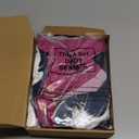 Huukeay 4 Pack 1/2 Half Sleeve Mock Turtleneck Tops for Women, Ribbed Knit Fitted T-Shirts Mock Neck Business Casual Slim Tee (Large, Black, White, Navy Blue, Fuchsia)