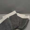 OIAHOMY 4 Pack Storage Baskets for Organizing, Small Bins for Shelves, Cute Decorative Storage Bins, Organizer Baskets for Gifts Empty, 11.8''Lx7.8''Wx4.7''H, Black/White