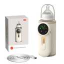 Fast Heating Portable Bottle Warmer for Travel,Monitor Milk Volume,Leak-Proof,Fast Charging&Cordless,Can Use While Charging,Keep Nutrition Bottle Warmer on The Go