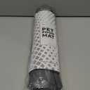 Leash Boss Waterproof Silicone Pet Feeding Mat - Raised-Edge Spill Containment Dog Placemat - Non-Slip Dishwasher-Safe Pet Food Mat for Bowls - 20 x 13 in, Gray (Grey)