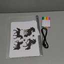 LED Note Board with Colors, 13.7"X10" Light Up Acrylic Dry Erase Board Led Drawing Board 7 Colors Message Board Night Light with 7 Markers for Birthday Party Christmas Gift