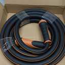 Giraffe Tools Garden Hose 5/8", Water Hose Heavy Duty, Flexible, Lightweight Hybrid Hose with Swivel Handle, 15ft Male to Female Fittings, Burst 600 PSI, Short Leader Hose