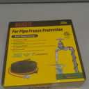 HEATIT 6ft Heat Tape for Water Pipes, for Pipe Freeze Protection, Self-Regulating Pipe Heating Cable with Thermostat, ETL Listed, Keeps Water Flowing at -40F, 120V 3W/FT