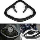 PSLER Fuel Gas Tank Handle Motorcycle Rear Passenger Grab Bar for Ninja ZX14R ZX6R ZX7RR ZX11 ZX10R ER6N ER6F Aluminium Accessories Handle Grips Bar Handlebar 5 Holes(Black)