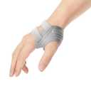 AKSO MEDICOS CMC Thumb Brace - Comfortable Thumb Splint for CMC Joint Pain, Arthritis, Osteoarthritis, Tendonitis, CMC Joint Thumb Arthritis Brace Women & Men (Grey, Right Hand, Small) (Gray)